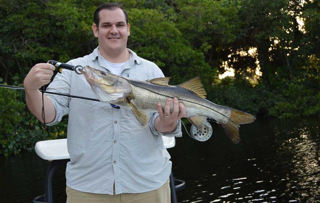 Nice Snook Caught Fly Fishing In Fort Myers