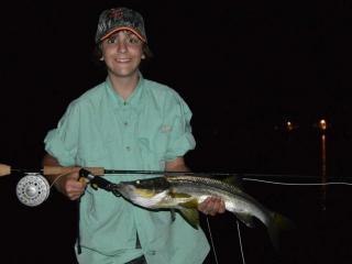 Night fishing charters in Ft Myers for Snook