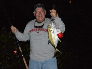 Night fishing in Ft Myers for Jacks