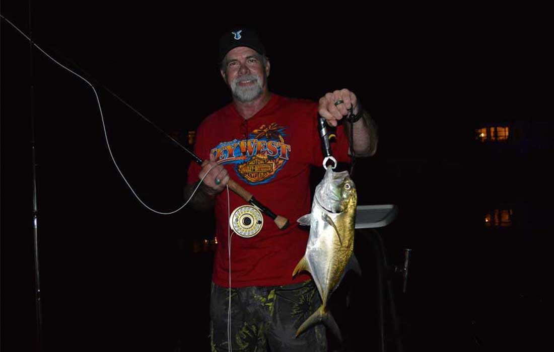 Night fishing For Jacks in Ft Myers