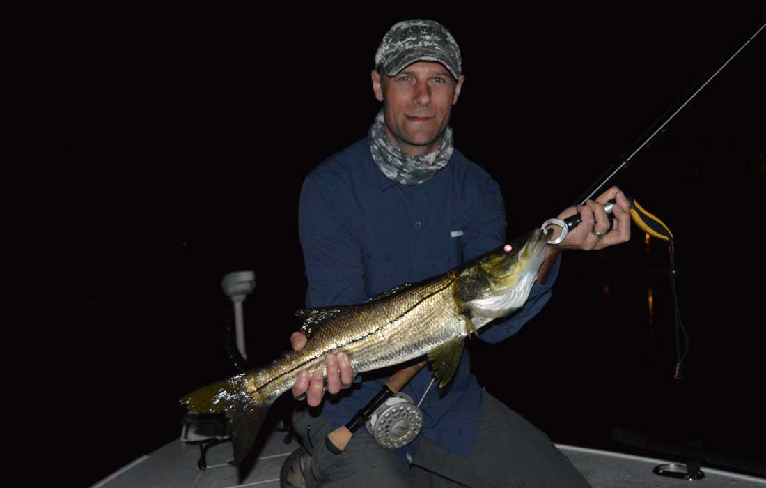 Night Fly Fishing For Snook In Fort Myers