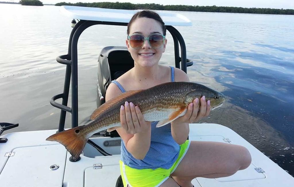 Early Fall Redfish From Estero Bay Fishing With What A Hawg Charters