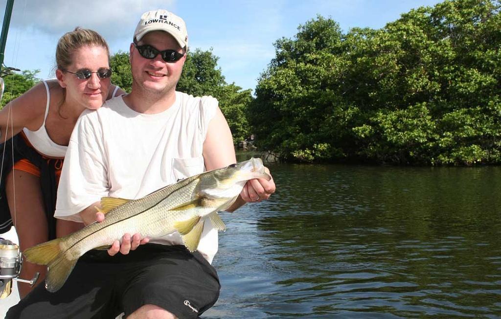 Nice Snook Caught In Fort Myers On Their Honeymoon