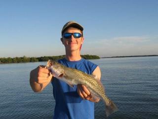 Nice Average Estero Bay Spec Trout Caught Fishing With What A Hawg Charters