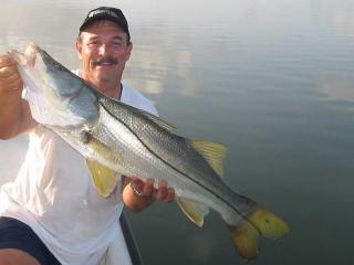 Giant Snook Caught While Fishing With Fort Myers Fishing Guide Capt Eric Anderson